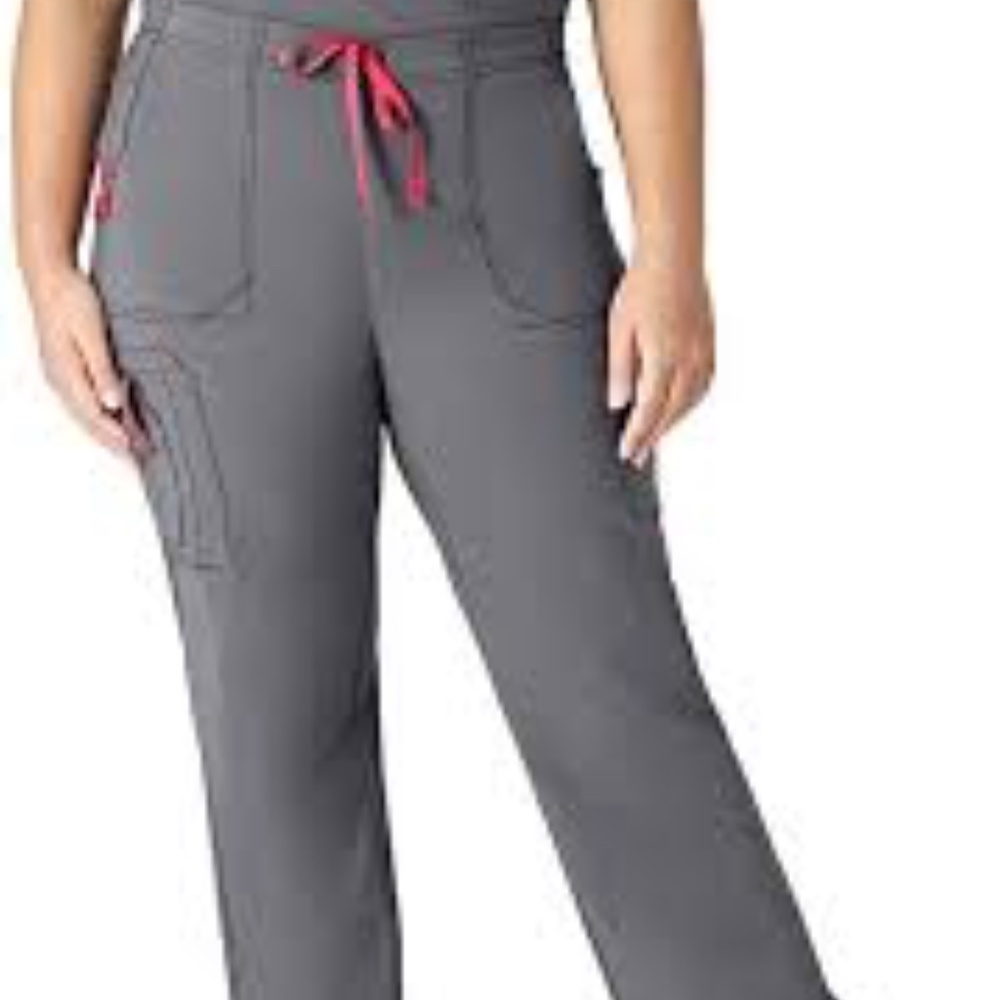 Grey/Pink Carhartt scrub Set